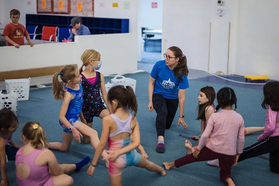 Beginner, intermediate and advanced gymnastics classes designed for school-aged girls.