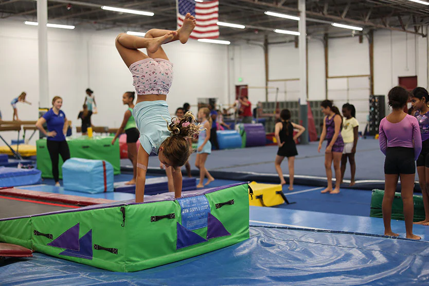 Beginner, intermediate and advanced gymnastics classes designed for school-aged girls.